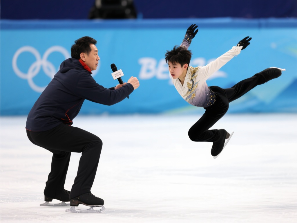 在花样滑冰的赛场上，每一个技术动作都可能